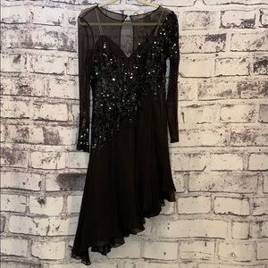 Eletra Casadei- Black sequin dress